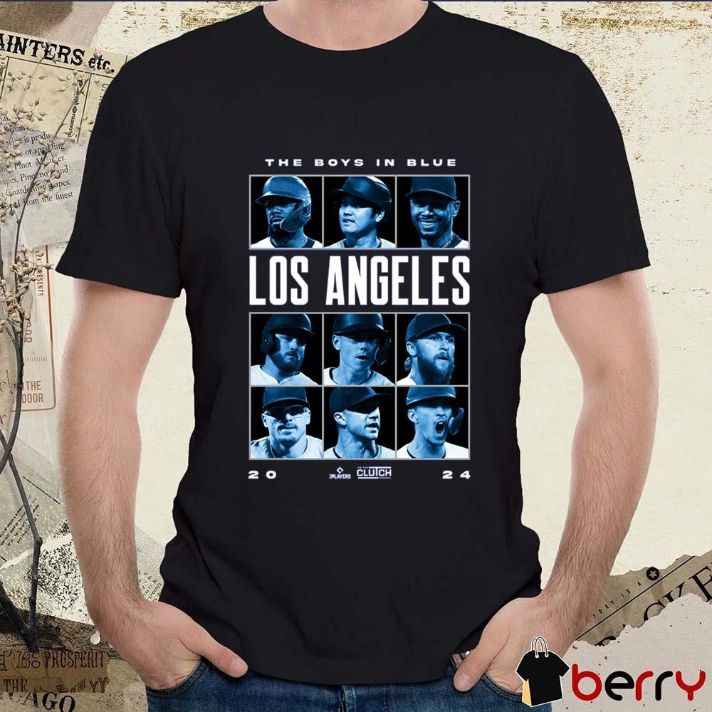 Los Angeles Dodgers Boys in Blue MLB Photos t-shirt