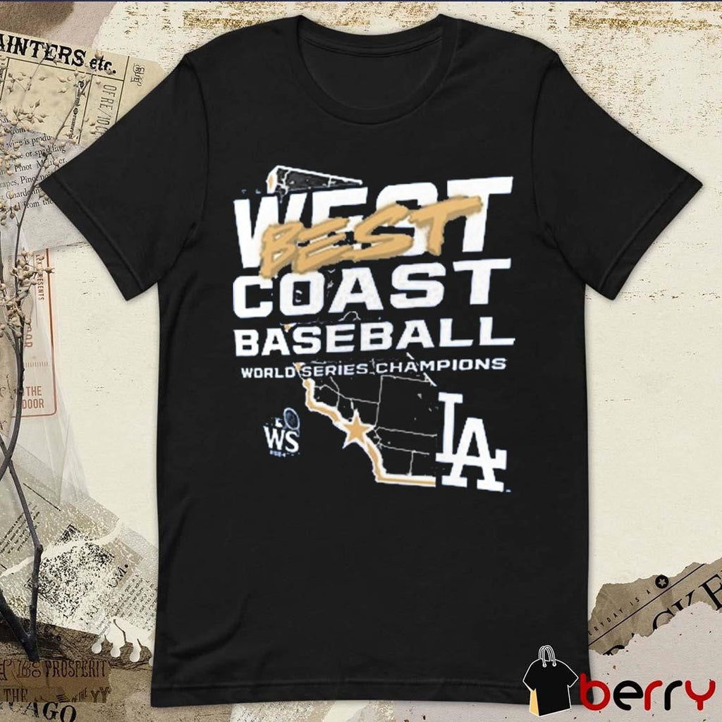 Los Angeles Dodgers MLB 2024 West Coast Baseball World Series Champions Shut Out t-shirt