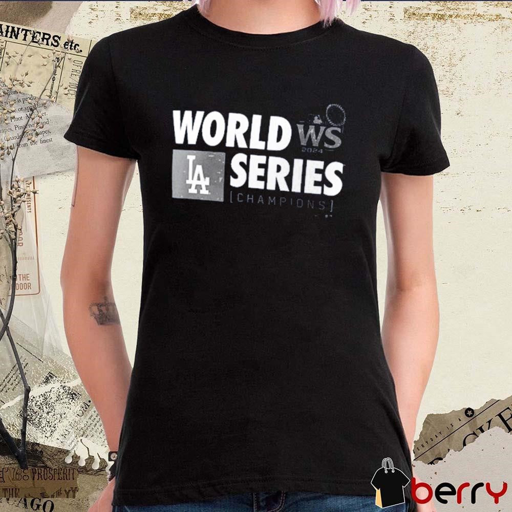 Los Angeles Dodgers MLB 2024 World Series Champions Banner t-shirt