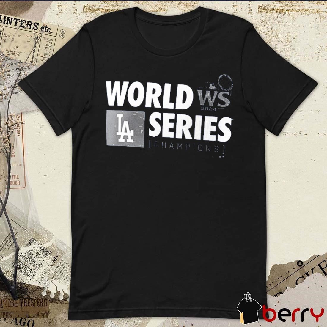 Los Angeles Dodgers MLB 2024 World Series Champions Banner t-shirt