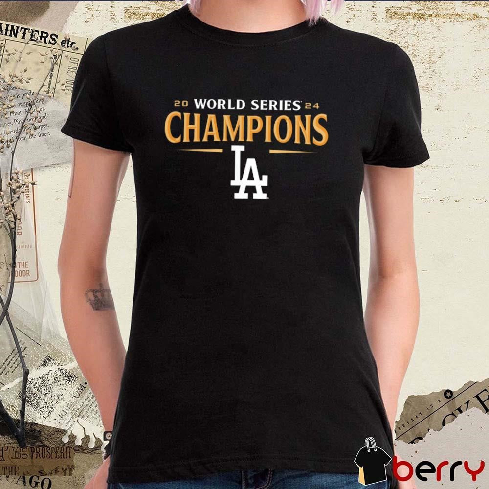 Los Angeles Dodgers MLB 2024 World Series Champions Jersey Roster t-shirt