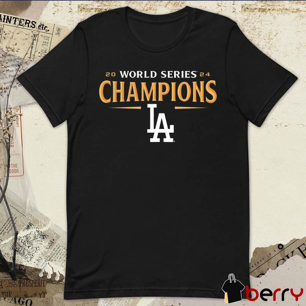 Los Angeles Dodgers MLB 2024 World Series Champions Jersey Roster t-shirt