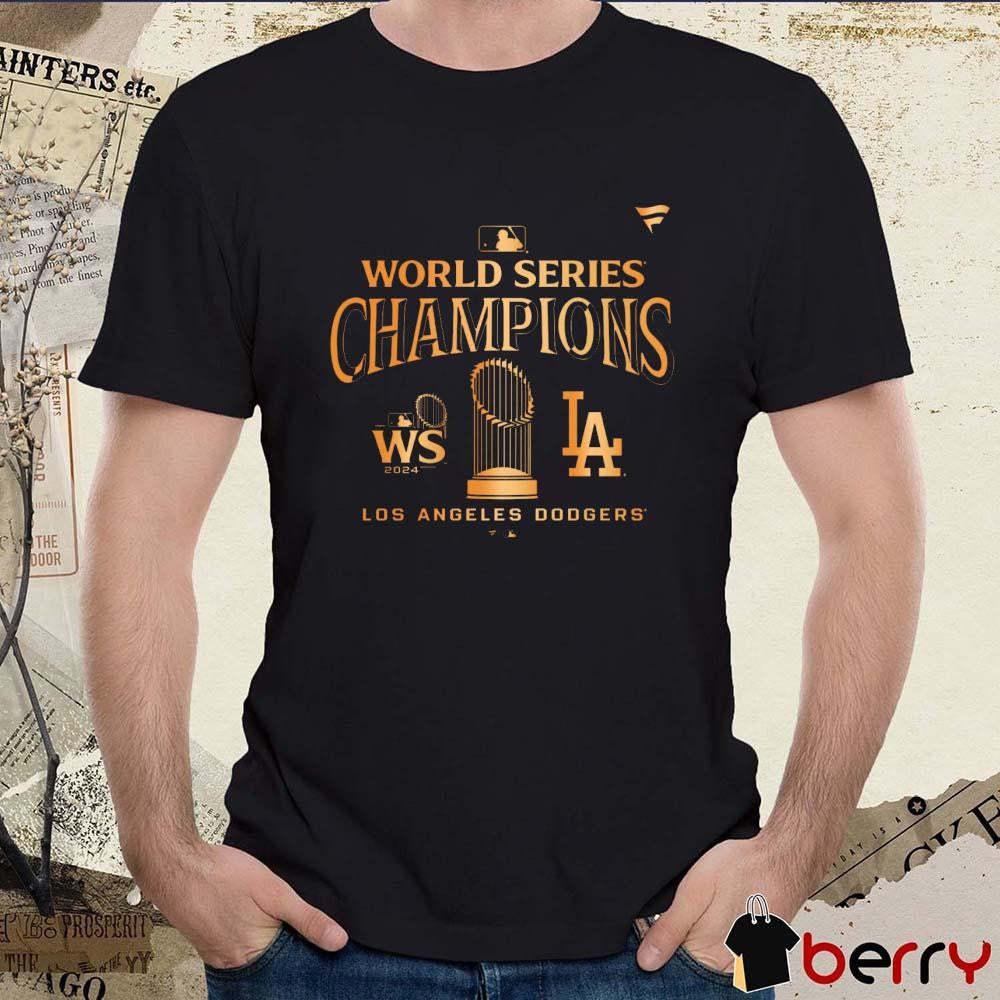 Los Angeles Dodgers MLB 2024 World Series Champions Locker Room Parade t-shirt