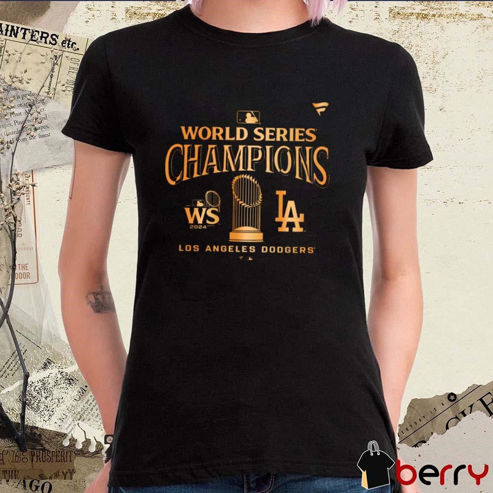 Los Angeles Dodgers MLB 2024 World Series Champions Locker Room Parade t-shirt