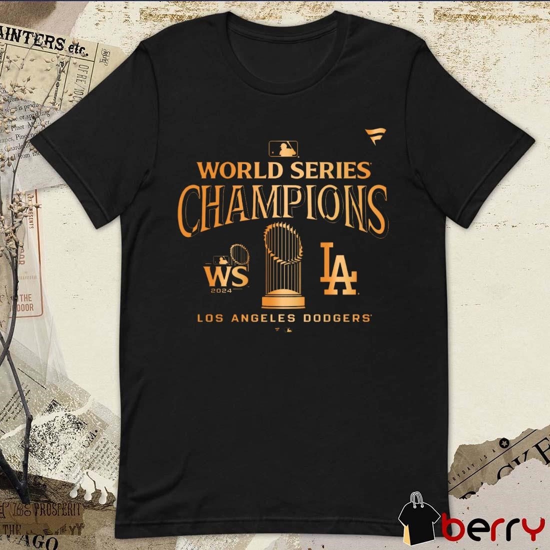 Los Angeles Dodgers MLB 2024 World Series Champions Locker Room Parade t-shirt