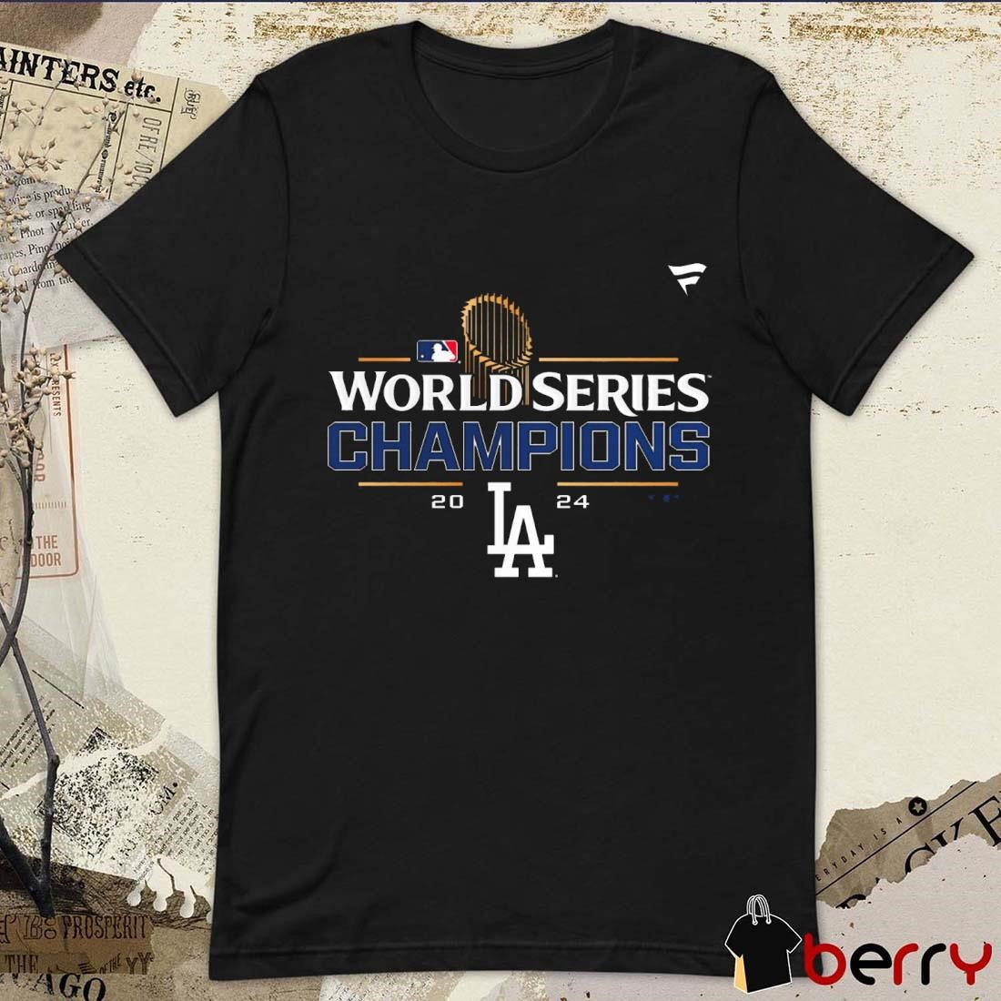 Los Angeles Dodgers MLB 2024 World Series Champions Locker Room t-shirt