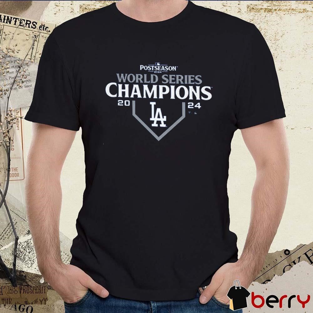 Los Angeles Dodgers MLB 2024 World Series Champions Logo Postseason t-shirt