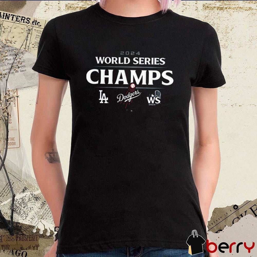 Los Angeles Dodgers MLB 2024 World Series Champions Logo t-shirt
