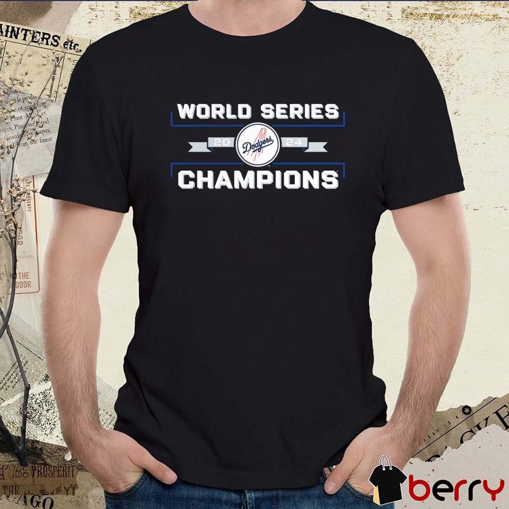 Los Angeles Dodgers MLB 2024 World Series Champions Schedule t-shirt