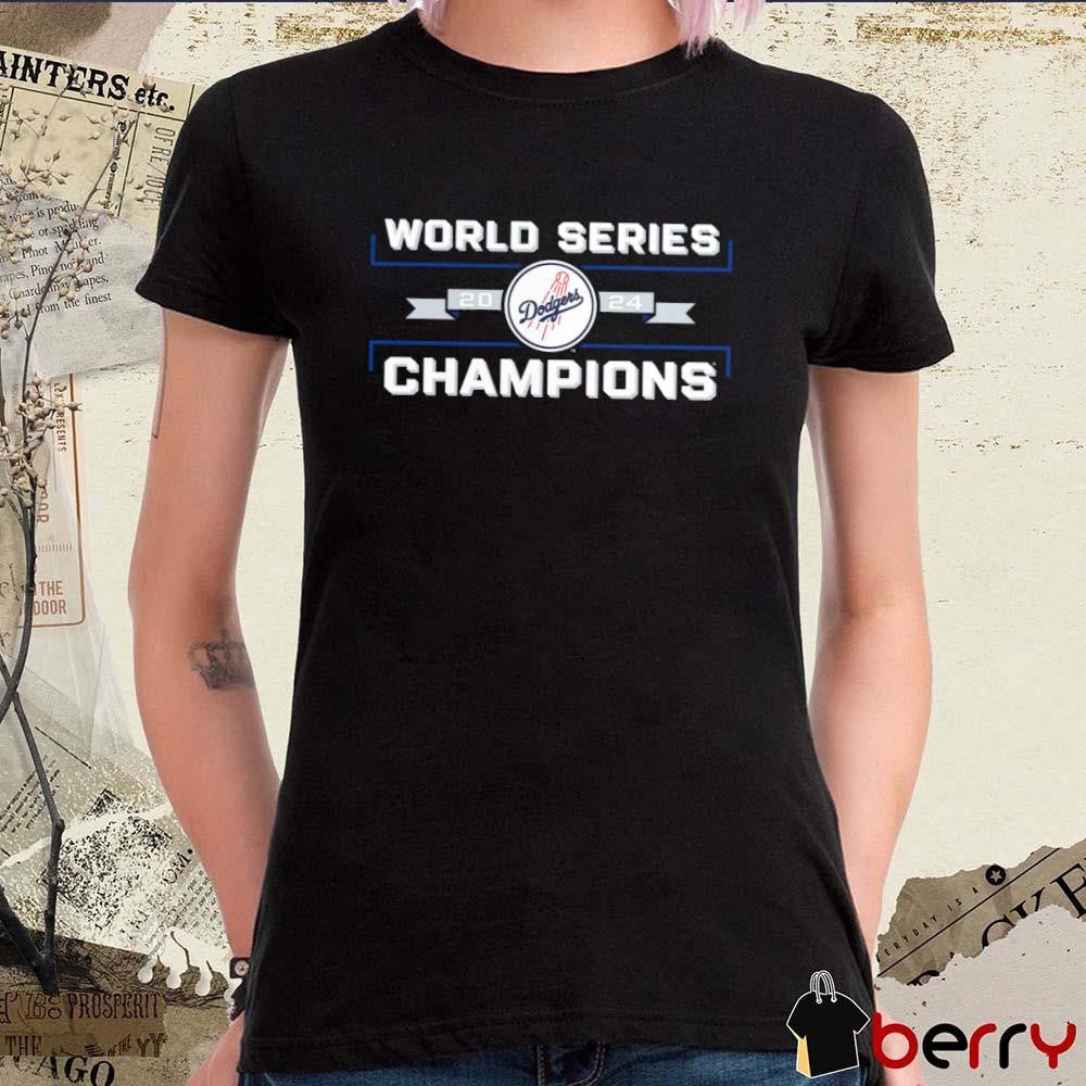 Los Angeles Dodgers MLB 2024 World Series Champions Schedule t-shirt