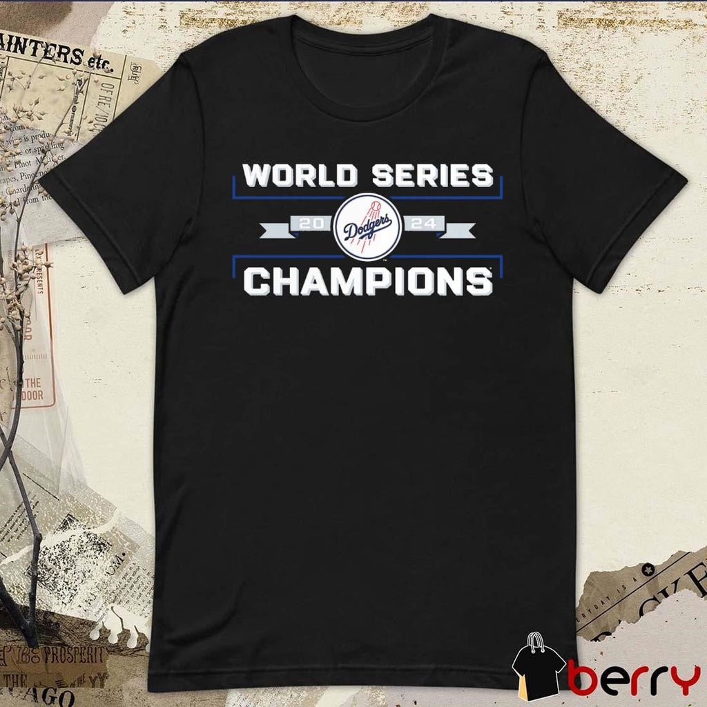 Los Angeles Dodgers MLB 2024 World Series Champions Schedule t-shirt