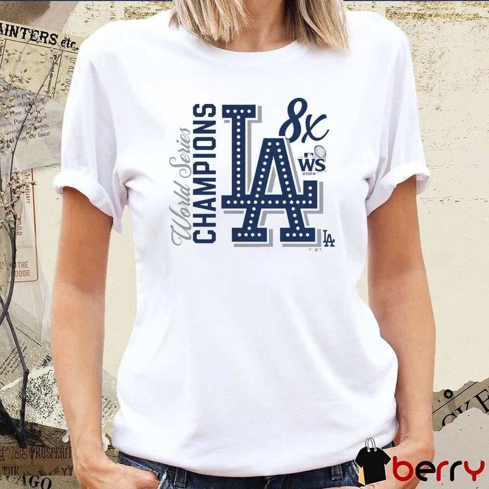 Los Angeles Dodgers MLB 8-Time World Series Champions 2024 t-shirt