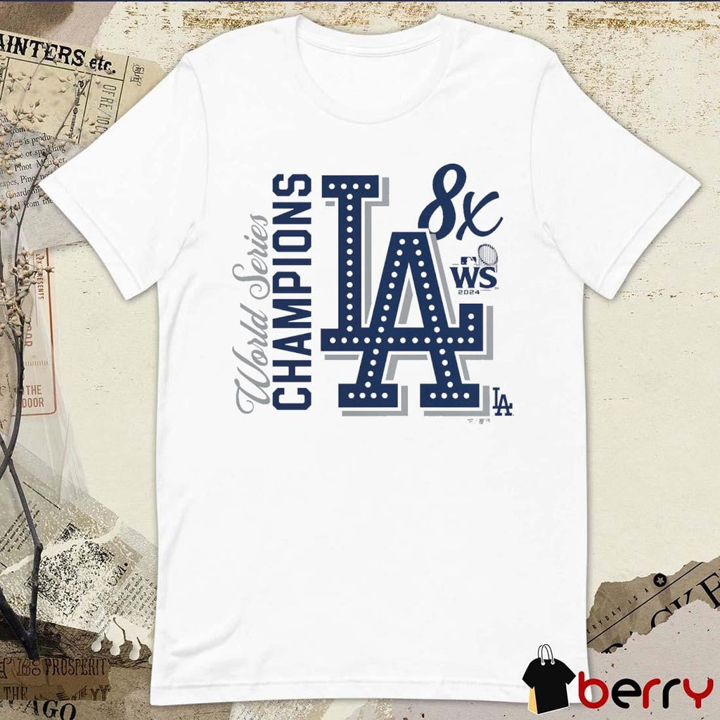 Los Angeles Dodgers MLB 8-Time World Series Champions 2024 t-shirt