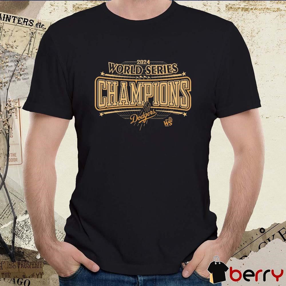 Los Angeles Dodgers MLB Black Gold 2024 World Series Champions t-shirt
