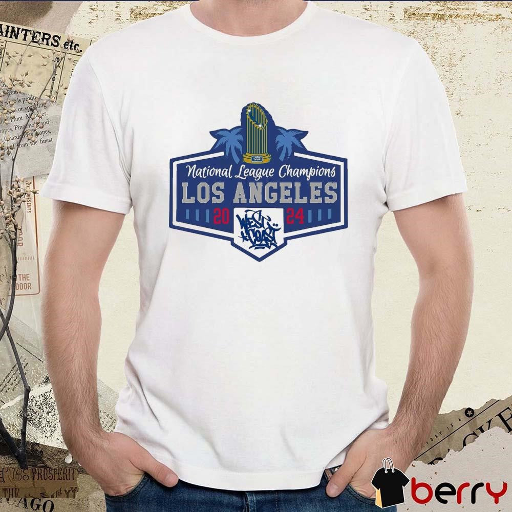Los Angeles Dodgers National League Champions West Coast 2024 MLB t-shirt
