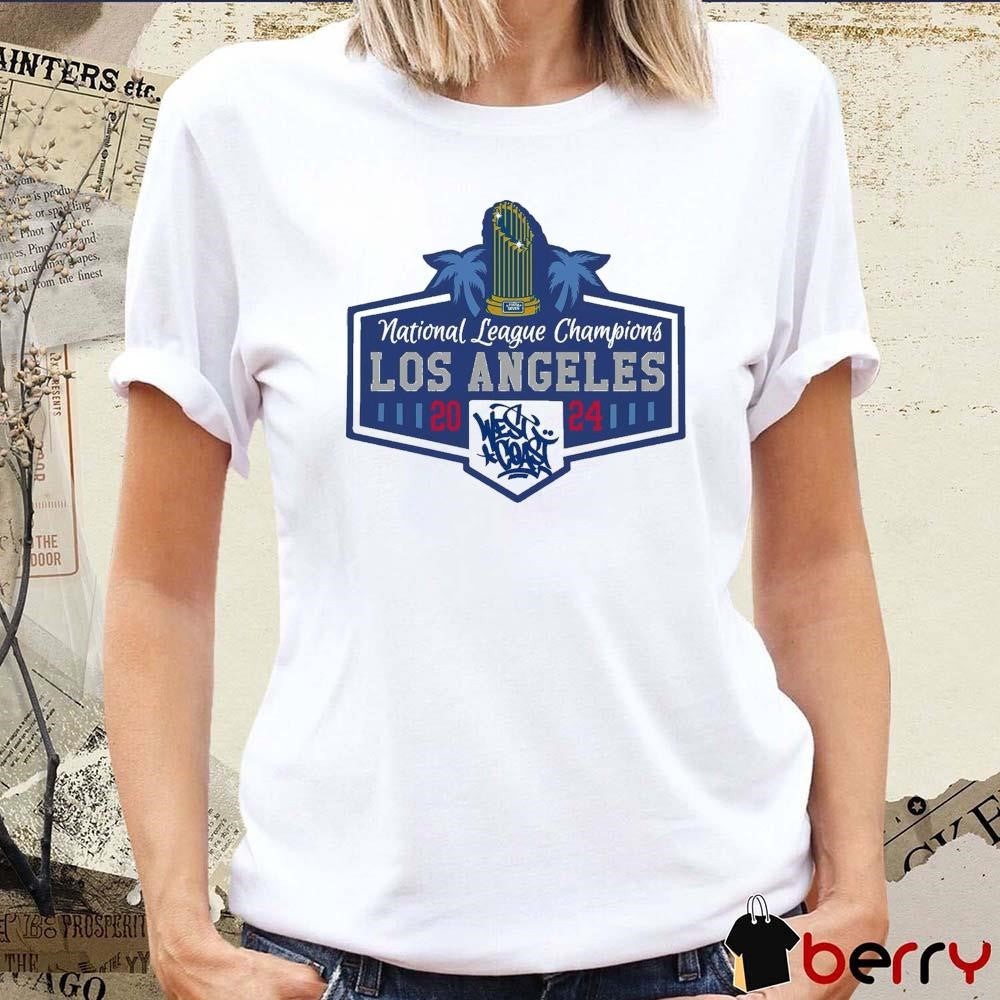 Los Angeles Dodgers National League Champions West Coast 2024 MLB t-shirt