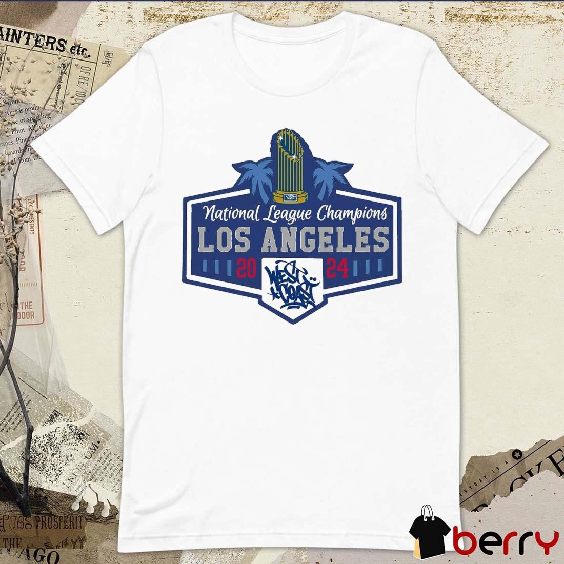 Los Angeles Dodgers National League Champions West Coast 2024 MLB t-shirt