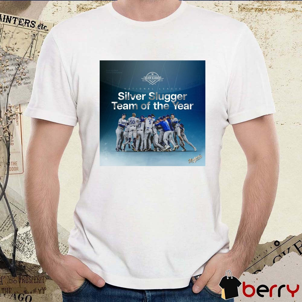 Los Angeles Dodgers National League Silver Slugger Team of the Year Award 2025 Poster t-shirt