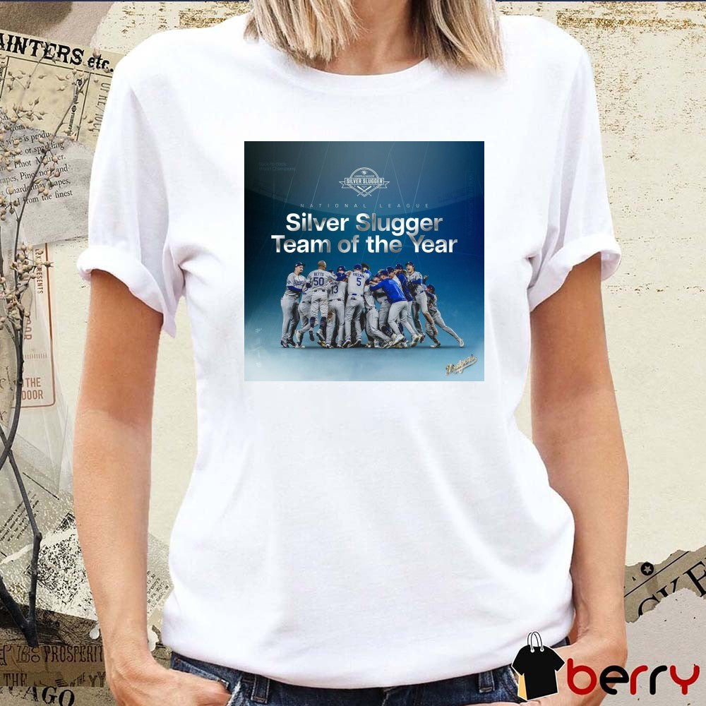 Los Angeles Dodgers National League Silver Slugger Team of the Year Award 2025 Poster t-shirt