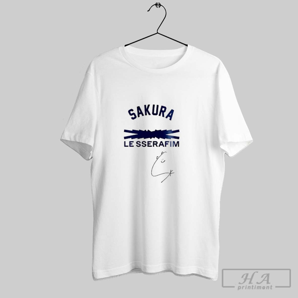 Official Los Angeles Dodgers Sakura Le Sserafim Signature