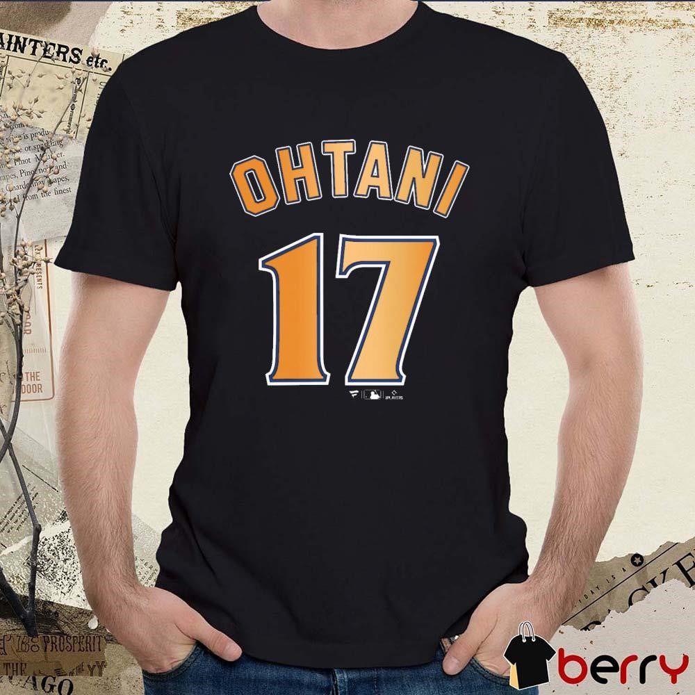 Los Angeles Dodgers Shohei Ohtani #17 MLB 2024 World Series Champions Name And Number t-shirt