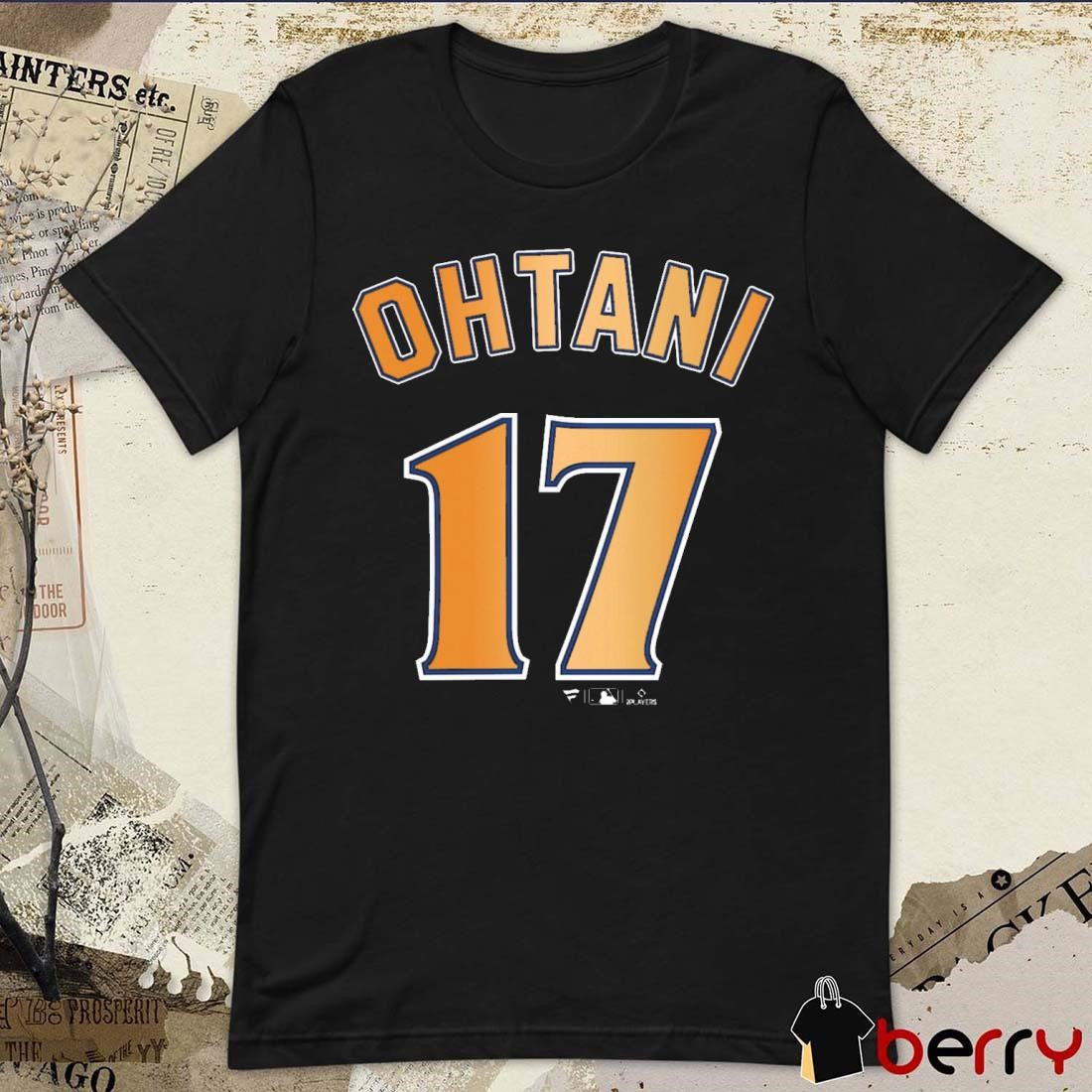 Los Angeles Dodgers Shohei Ohtani #17 MLB 2024 World Series Champions Name And Number t-shirt