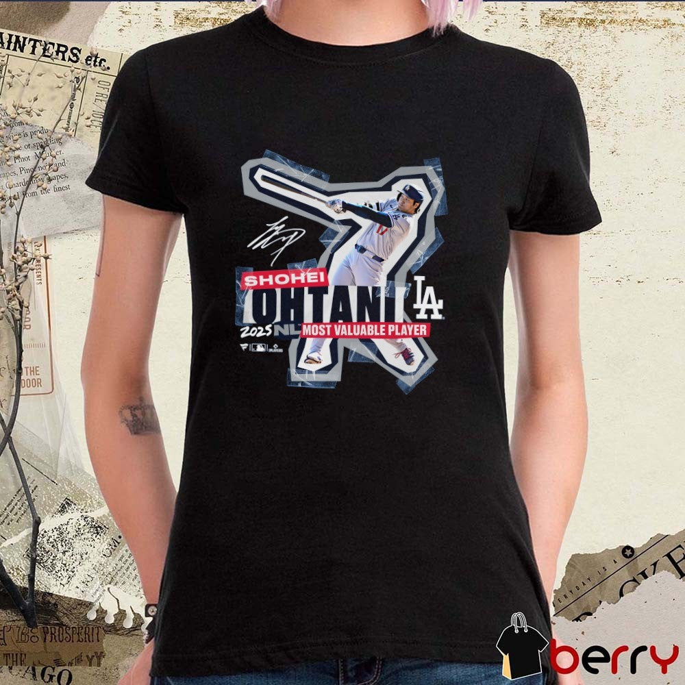 Los Angeles Dodgers Shohei Ohtani 2025 National League Most Valuable Player Signature t-shirt