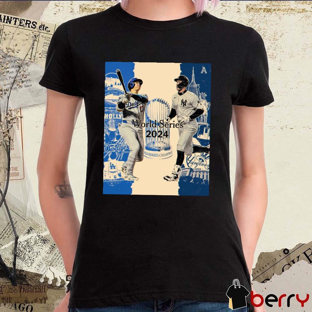 Los Angeles Dodgers vs. New York Yankees In The World Series Poster 2024 t-shirt