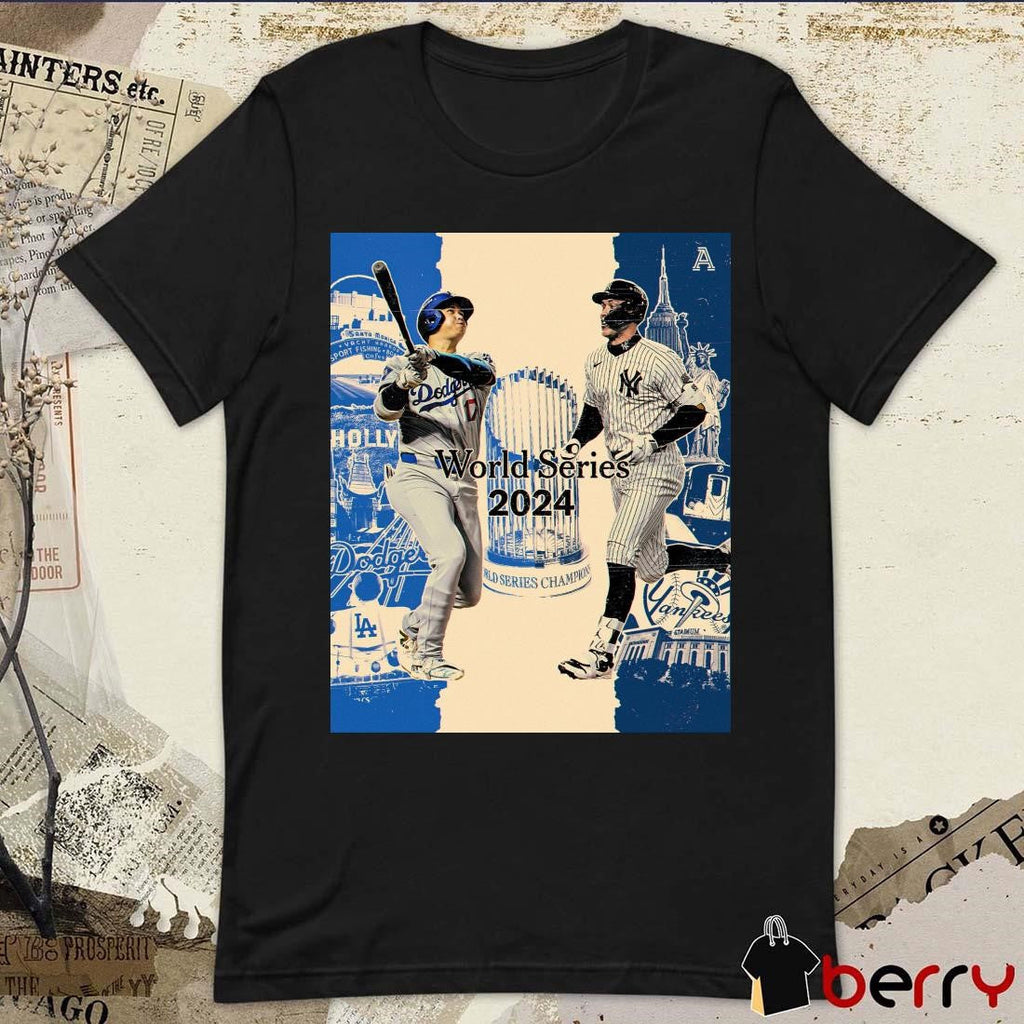 Los Angeles Dodgers vs. New York Yankees In The World Series Poster 2024 t-shirt
