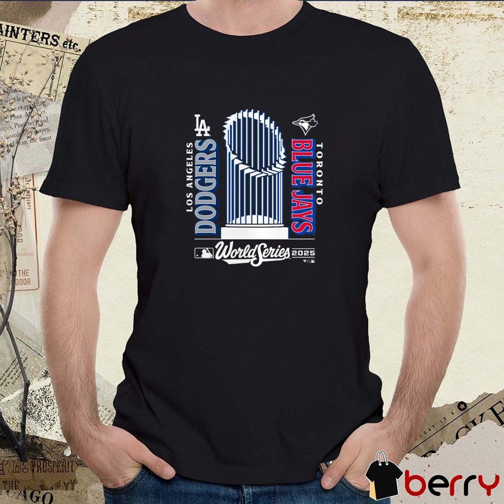 Los Angeles Dodgers vs. Toronto Blue Jays MLB World Series Changeup Matchup t-shirt