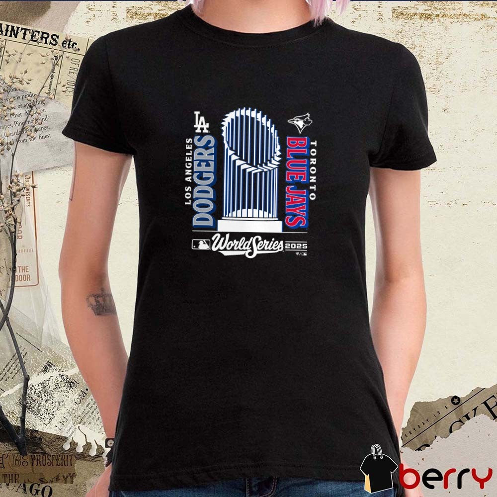 Los Angeles Dodgers vs. Toronto Blue Jays MLB World Series Changeup Matchup t-shirt