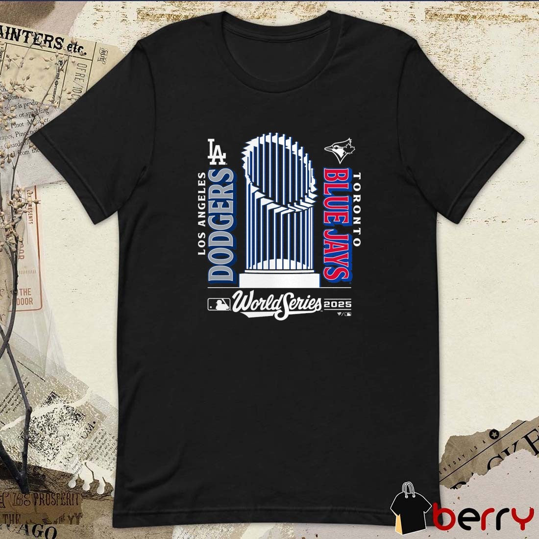 Los Angeles Dodgers vs. Toronto Blue Jays MLB World Series Changeup Matchup t-shirt