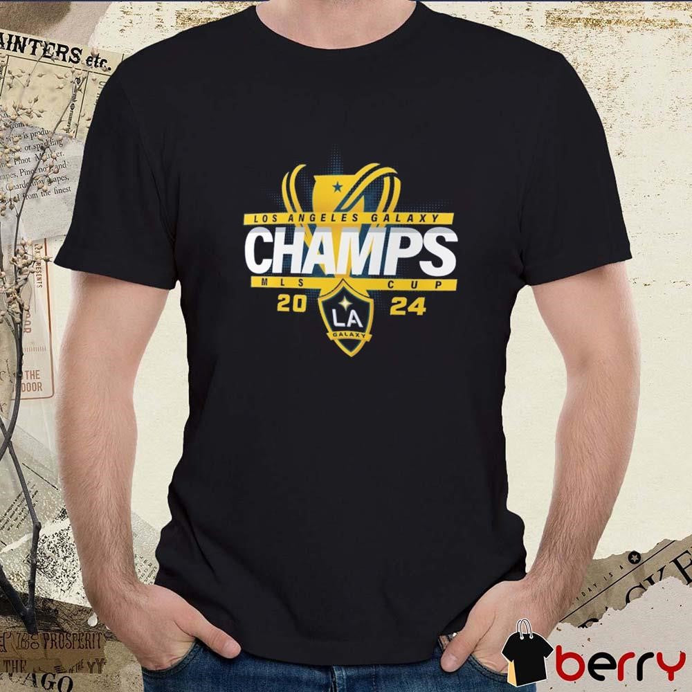 Los Angeles Galaxy 2024 MLS Cup Champions Custom t-shirt