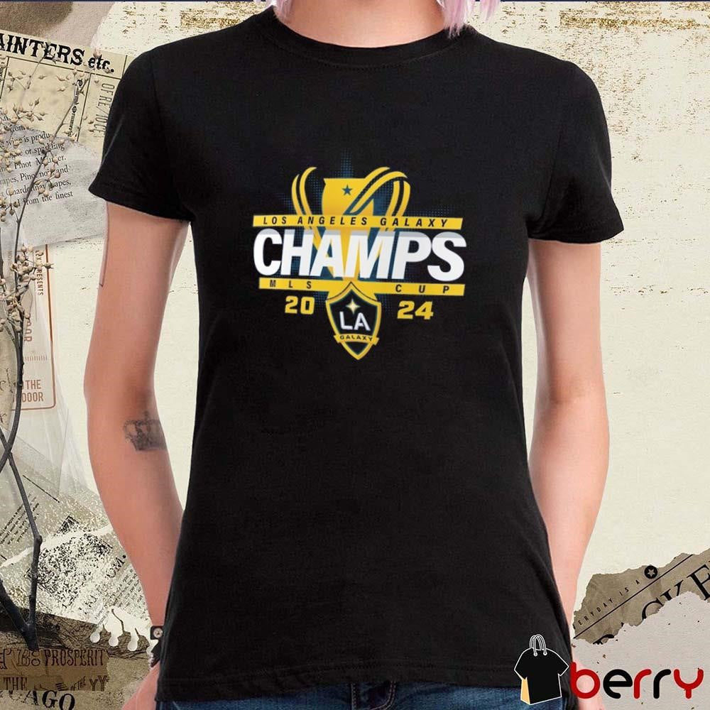 Los Angeles Galaxy 2024 MLS Cup Champions Custom t-shirt