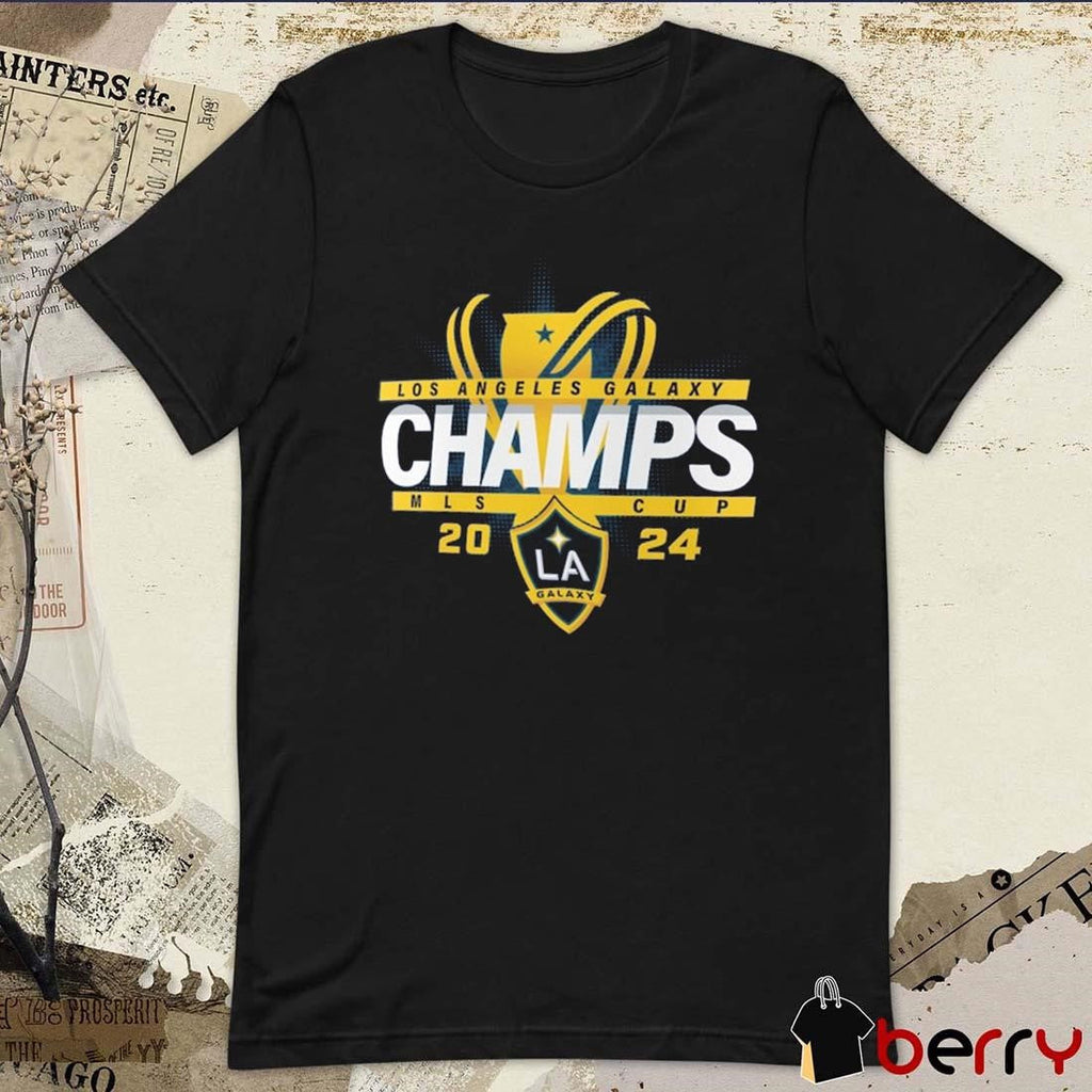 Los Angeles Galaxy 2024 MLS Cup Champions Custom t-shirt