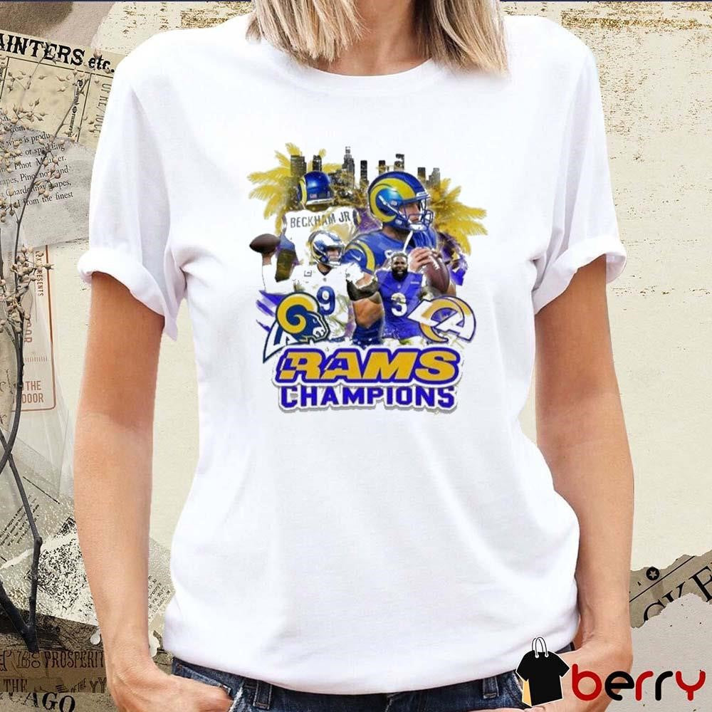 Los Angeles Rams Champions NFL Football Super Bowl 2024 Awesome Graphic t-shirt