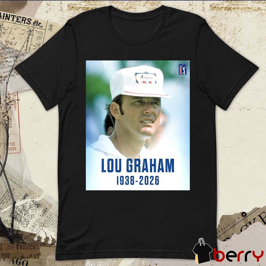 Lou Graham 1938 – 2026 PGA Tour Poster t-shirt