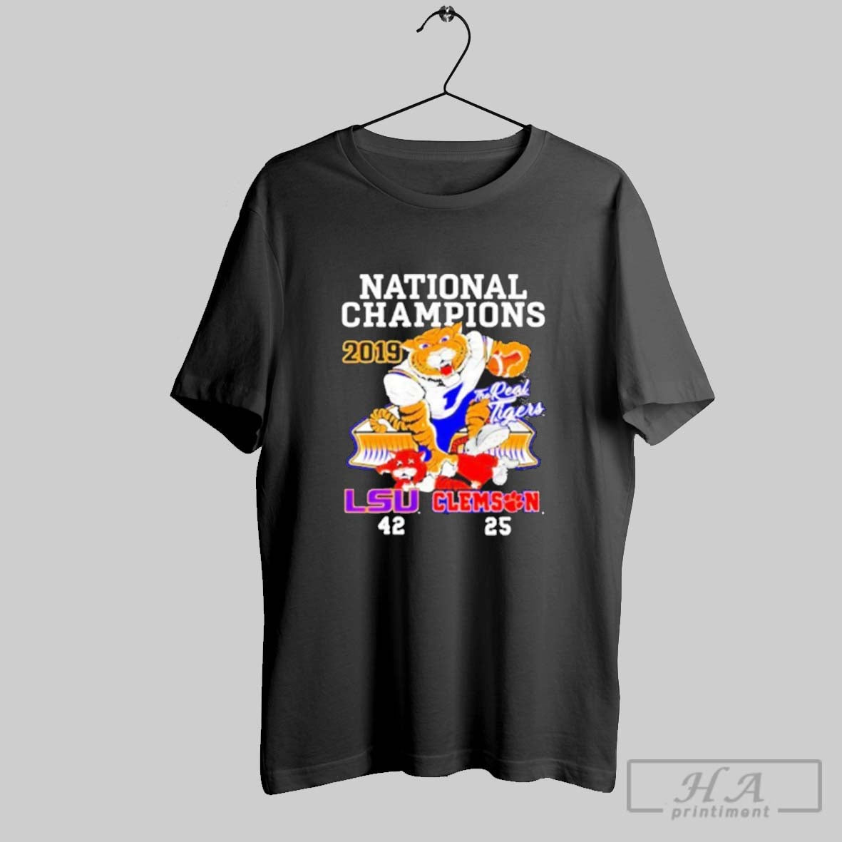 Official Lsu Vs Clemson 42 25 National Champions 2019