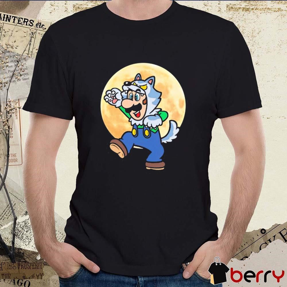 Luigi Halloween 2024 Nintendo NY Mario t-shirt