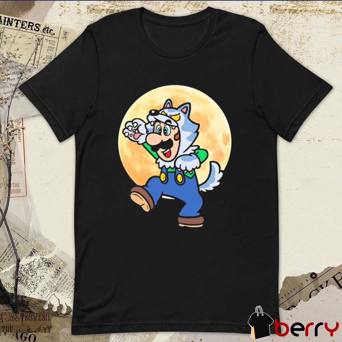 Luigi Halloween 2024 Nintendo NY Mario t-shirt