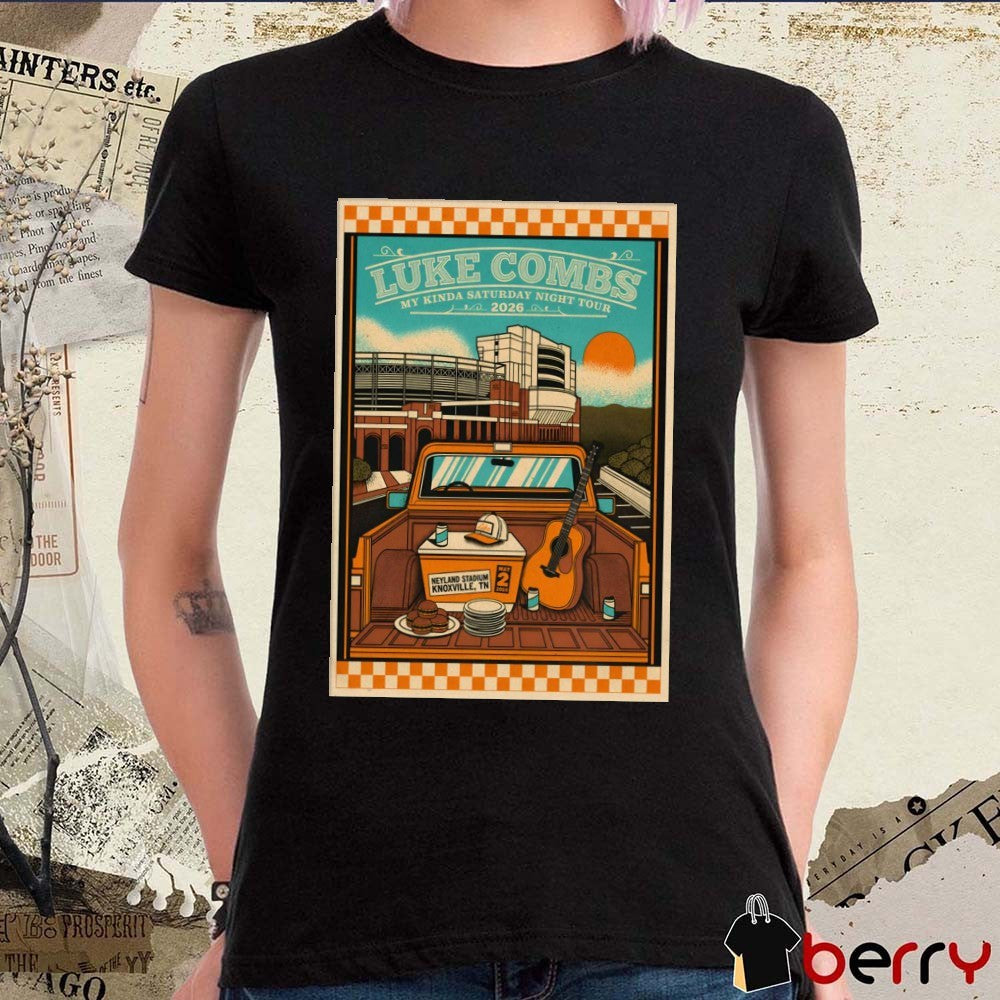 Luke Combs My Kinda Saturday Night Tour Neyland Stadium in Knoxville TN May 2 2026 Poster t-shirt