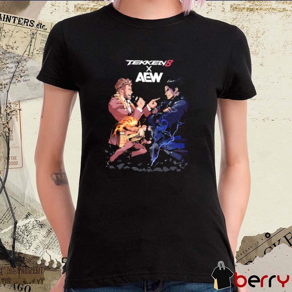 MJF vs Kazuya Tekken 8 Series Ends March 21st 2025 AEW Cartoon t-shirt