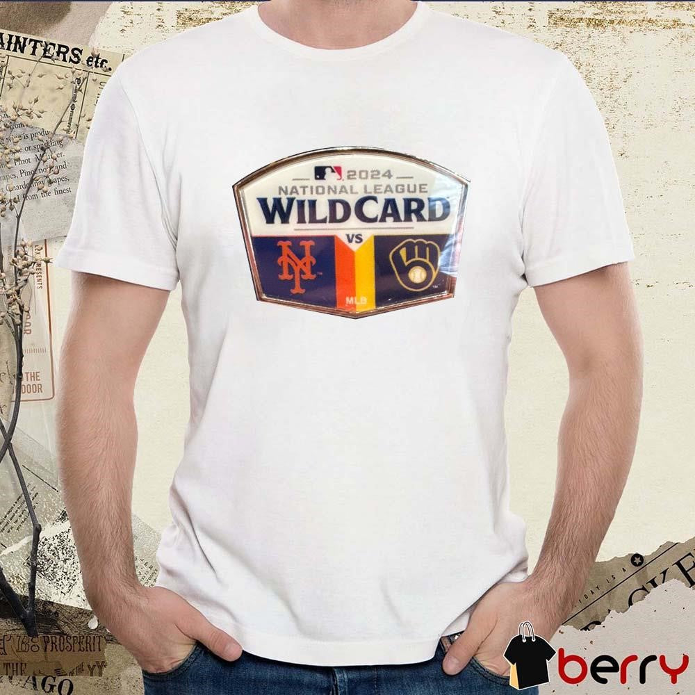 MLB 2024 National League Wild Card New York Mets vs Milwaukee Brewers t-shirt
