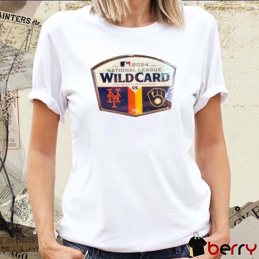 MLB 2024 National League Wild Card New York Mets vs Milwaukee Brewers t-shirt