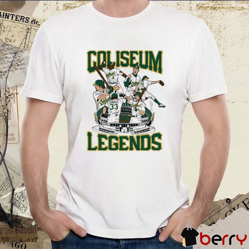 MLB 2024 Oakland Athletics Oakland Coliseum Legends t-shirt