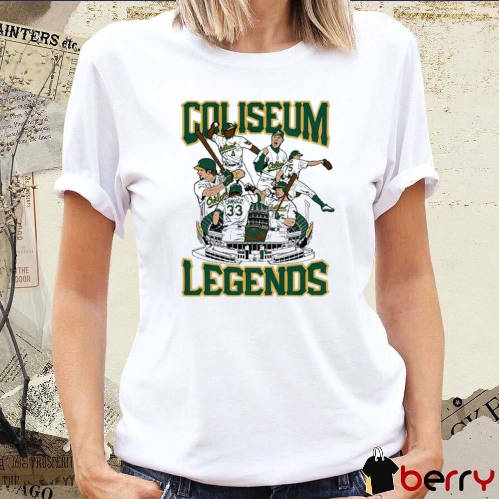 MLB 2024 Oakland Athletics Oakland Coliseum Legends t-shirt
