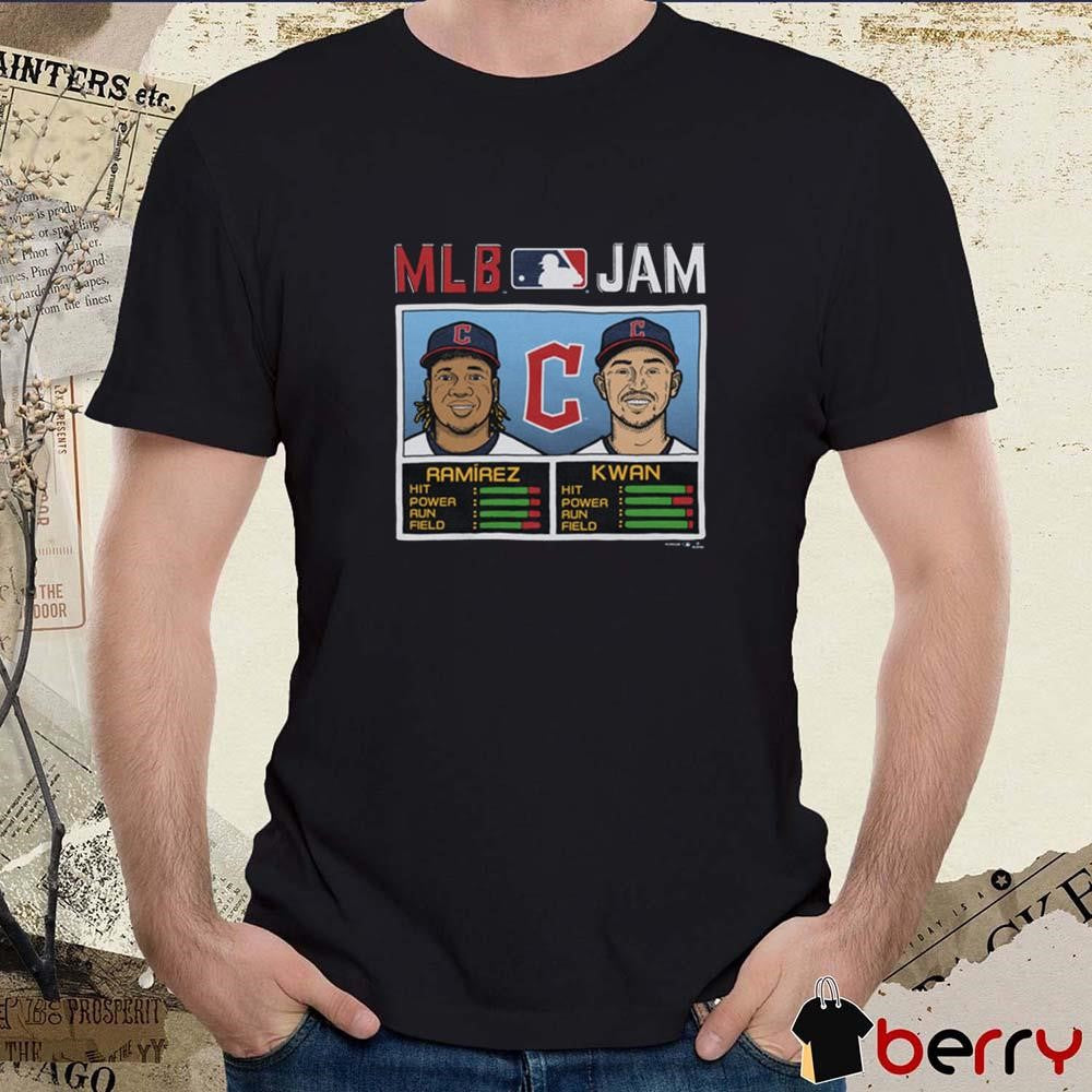 MLB Jam Cleveland Guardians Ramirez And Kwan 2024 t-shirt