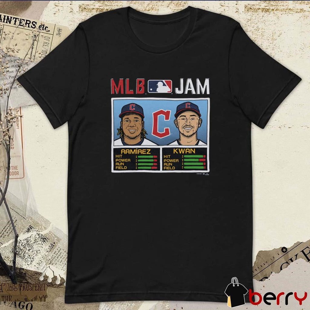 MLB Jam Cleveland Guardians Ramirez And Kwan 2024 t-shirt