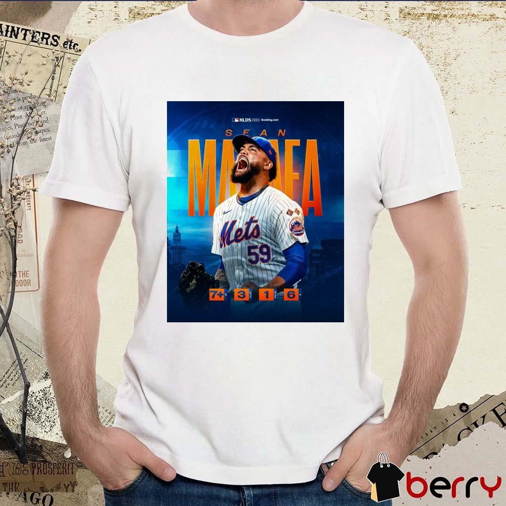 MLB NLDS New York Mets MetsWin Sean Manaea 7IP 3Hits 1Runs 6K Poster t-shirt