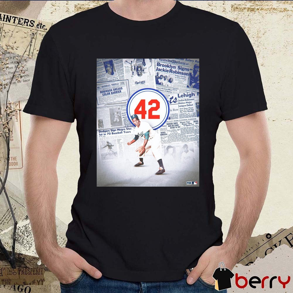 MLB On FOX Honor The Legacy Of Jackie Robinson JackieRobinsonDay Apr 15 2025 Poster t-shirt